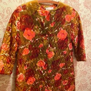 Paulette Floral House Coat